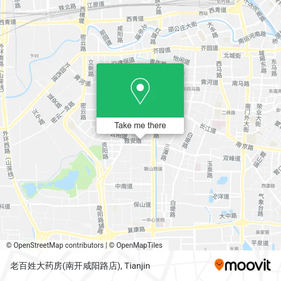 老百姓大药房(南开咸阳路店) map