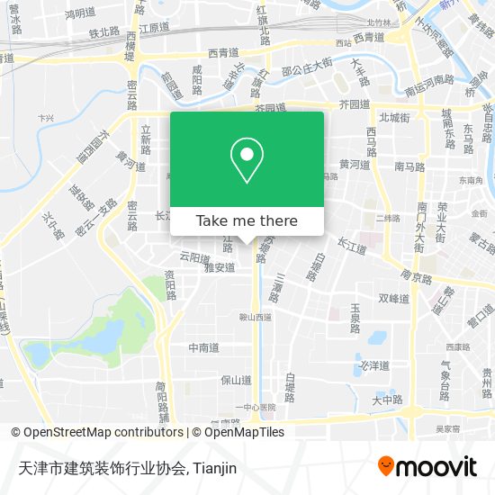 天津市建筑装饰行业协会 map