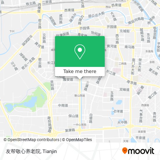 友帮敬心养老院 map