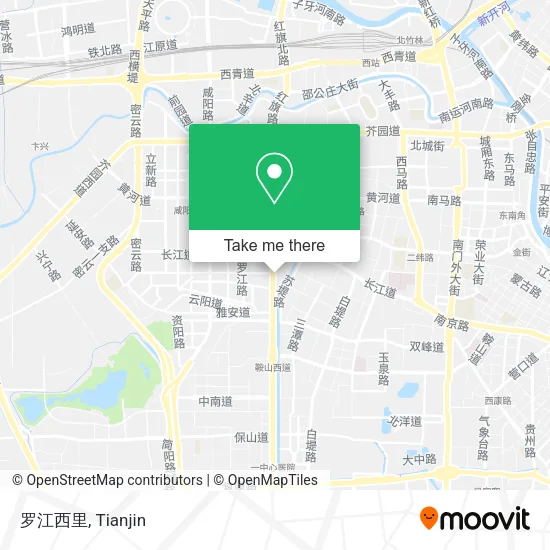 罗江西里 map