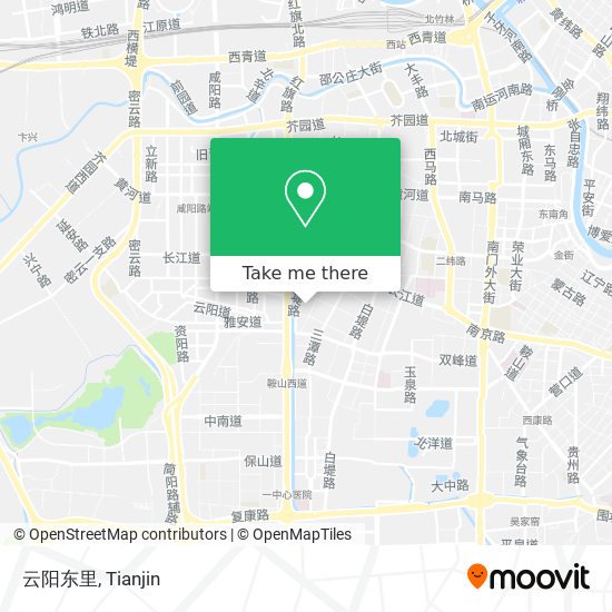 云阳东里 map