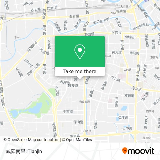 咸阳南里 map