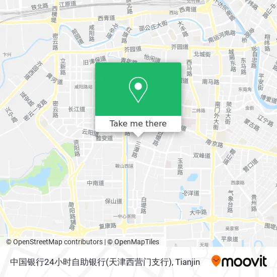 中国银行24小时自助银行(天津西营门支行) map