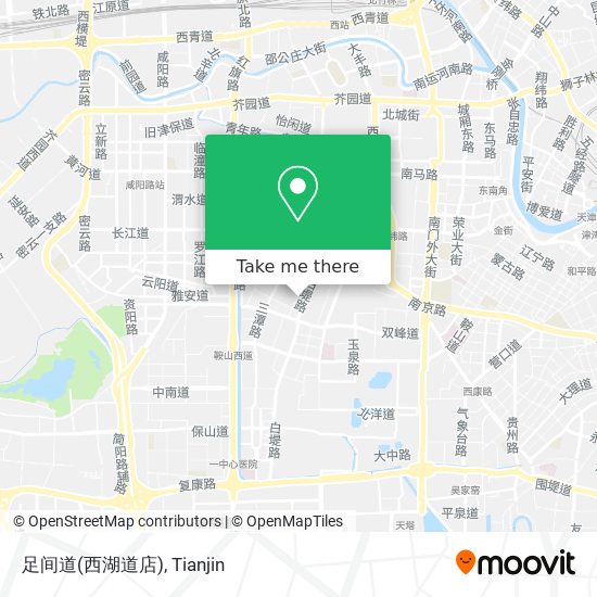 足间道(西湖道店) map