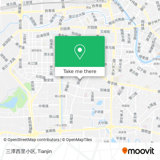 三潭西里小区 map