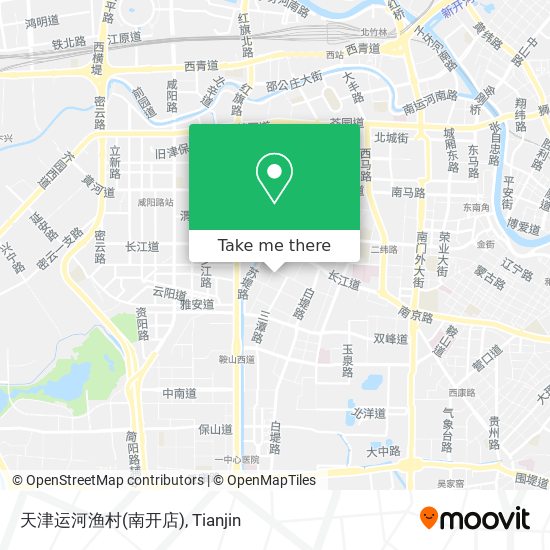 天津运河渔村(南开店) map