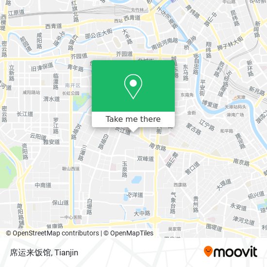 席运来饭馆 map