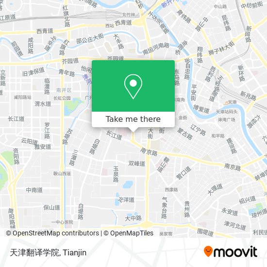 天津翻译学院 map