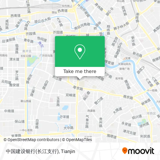 中国建设银行(长江支行) map