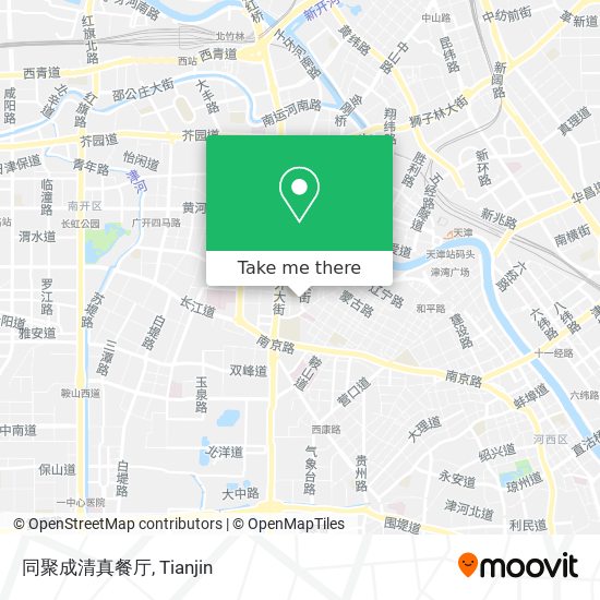 同聚成清真餐厅 map