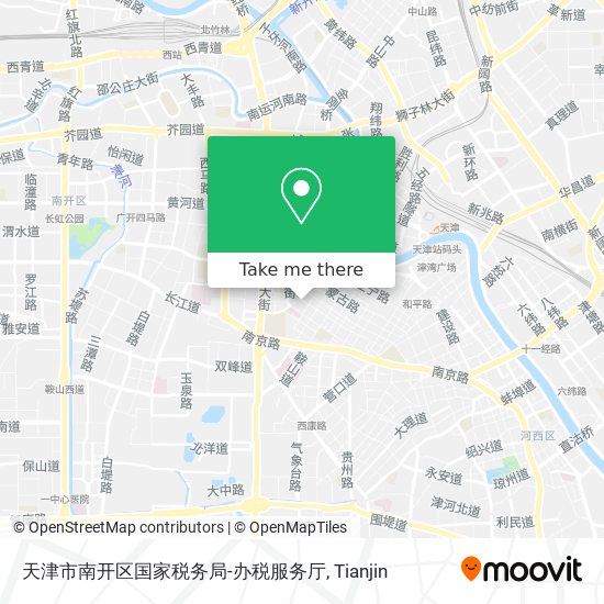 天津市南开区国家税务局-办税服务厅 map
