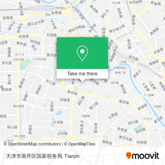 天津市南开区国家税务局 map