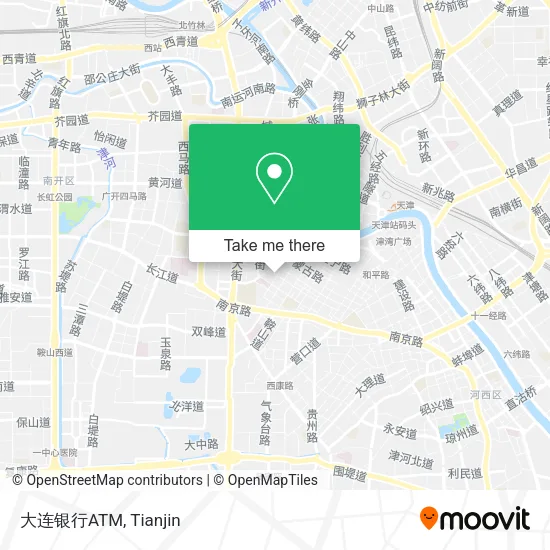 大连银行ATM map