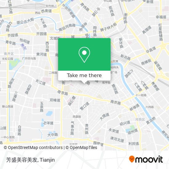 芳盛美容美发 map