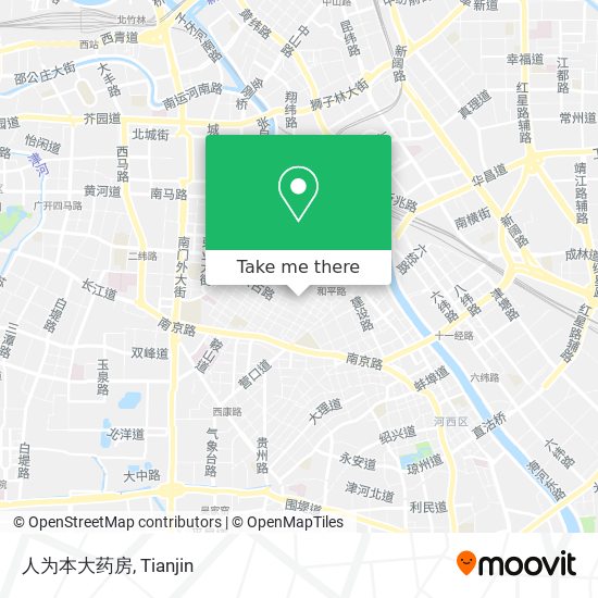 人为本大药房 map