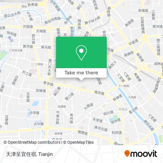 天津呈宜住宿 map