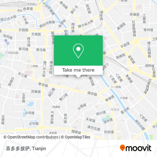 喜多多披萨 map