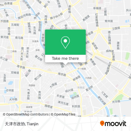 天津市政协 map