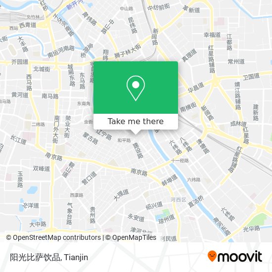 阳光比萨饮品 map