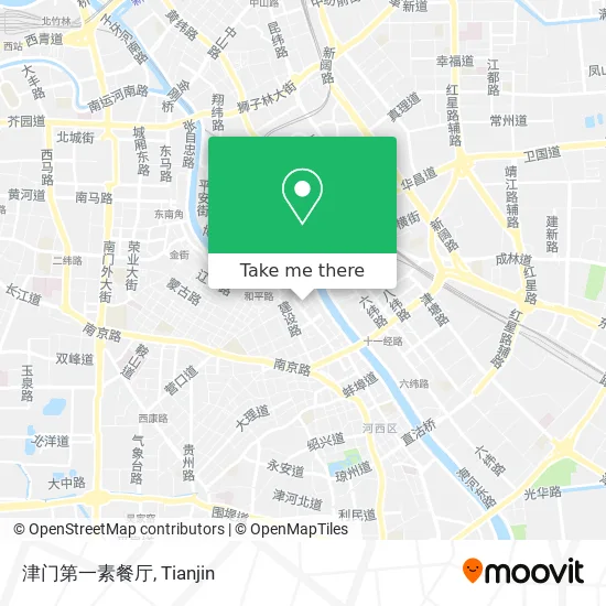 津门第一素餐厅 map