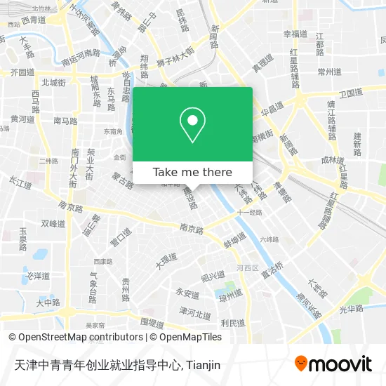 天津中青青年创业就业指导中心 map