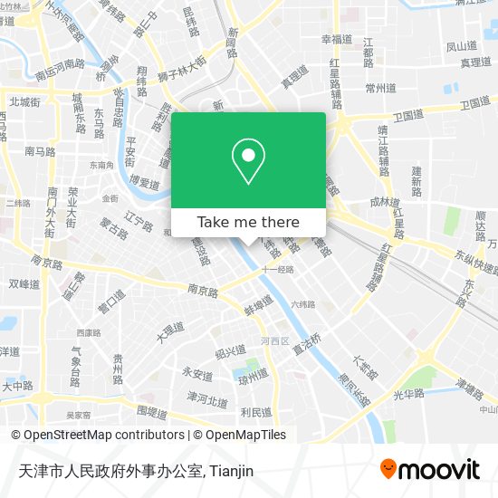 天津市人民政府外事办公室 map