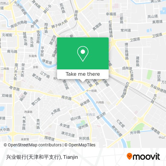 兴业银行(天津和平支行) map