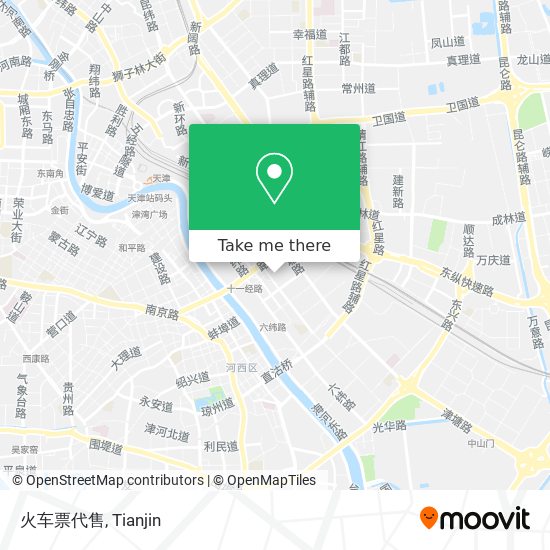 火车票代售 map