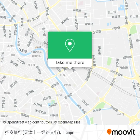 招商银行(天津十一经路支行) map