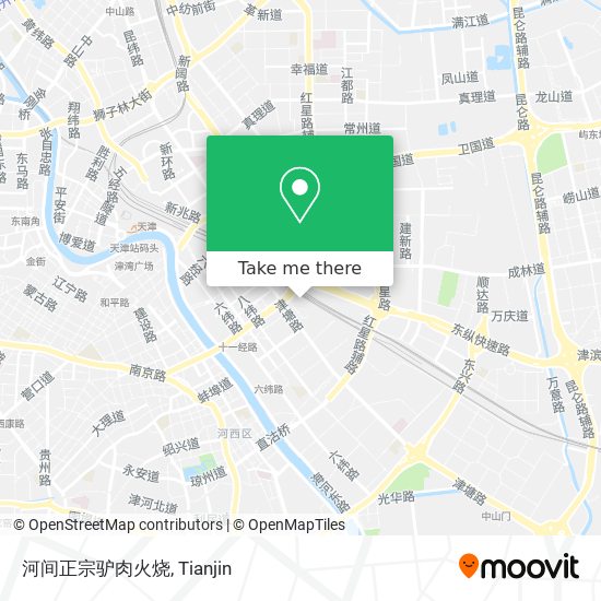 河间正宗驴肉火烧 map