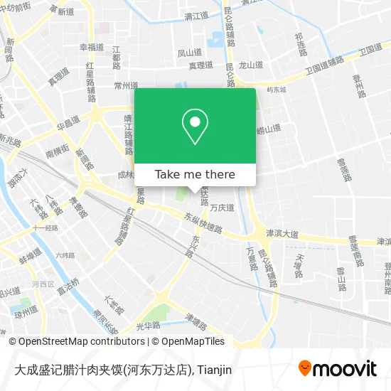 大成盛记腊汁肉夹馍(河东万达店) map