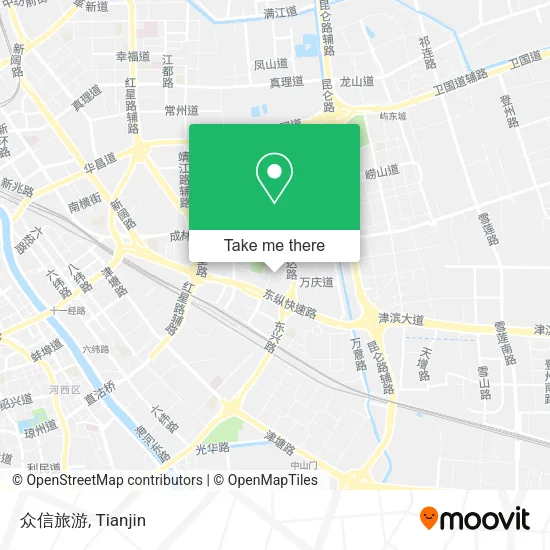 众信旅游 map