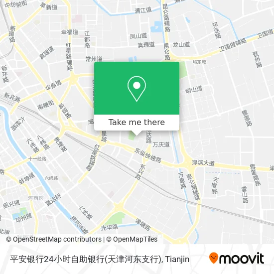 平安银行24小时自助银行(天津河东支行) map