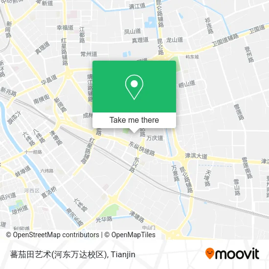 蕃茄田艺术(河东万达校区) map