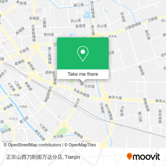 正宗山西刀削面万达分店 map