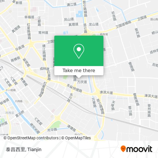 泰昌西里 map