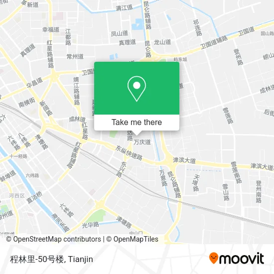 程林里-50号楼 map