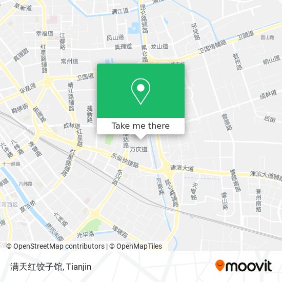 满天红饺子馆 map