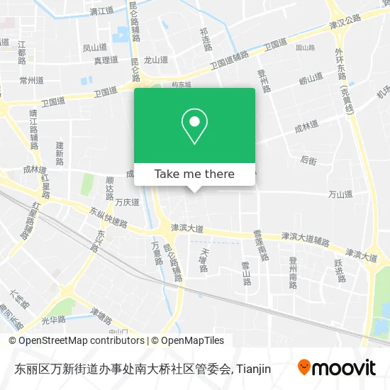 东丽区万新街道办事处南大桥社区管委会 map