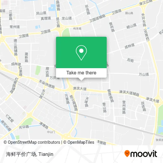 海鲜平价广场 map