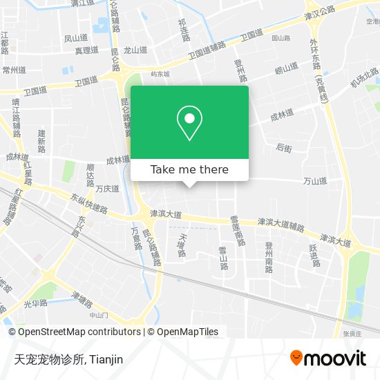 天宠宠物诊所 map