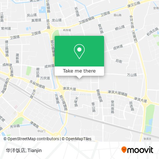 华洋饭店 map