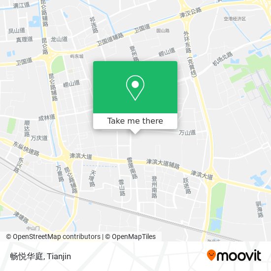 畅悦华庭 map