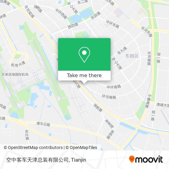 空中客车天津总装有限公司 map