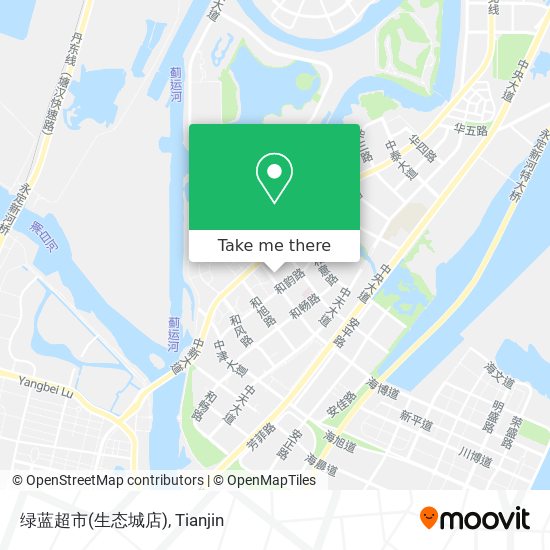 绿蓝超市(生态城店) map