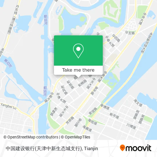 中国建设银行(天津中新生态城支行) map