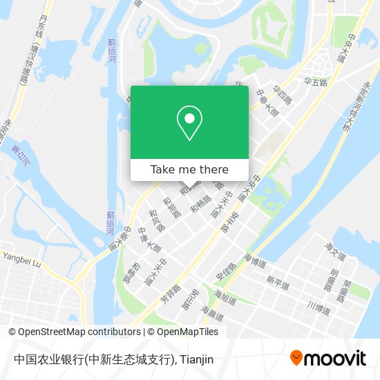 中国农业银行(中新生态城支行) map
