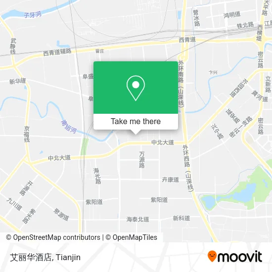 艾丽华酒店 map