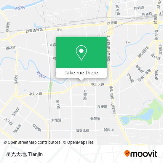 星光天地 map