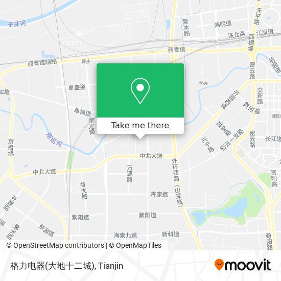 格力电器(大地十二城) map